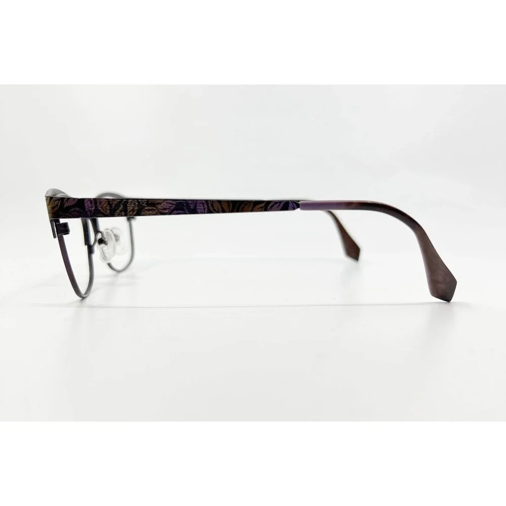 Nat Coco NC1347 Black/Multi & Violet/Multi 53-17-135 Cat Eye Eyeglasses